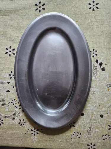 Bandeja de aço inox 31x21