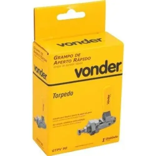 Grampo de aperto rápido tipo torpedo, GTPV 90 VONDER