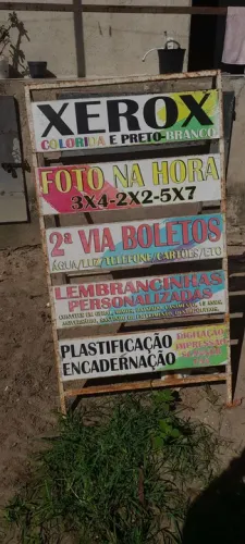 Placa Cavalete para propaganda de loja