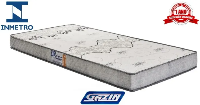 Colchão Gazin solteiro 88cm x 188cm espuma D20 promoção! Frete grátis ;)