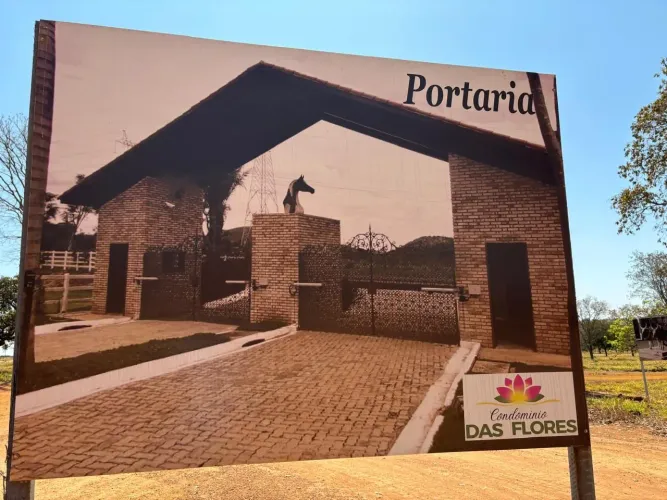 Lote 1000m2 Condomínio das Flores Aragoiania Troco por Camionete