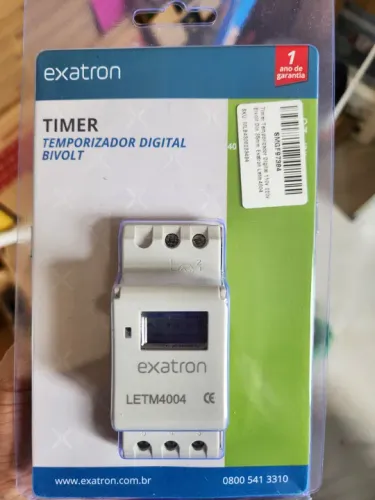 Timer Temporizador Digital Bivolt Exatron LETM4004