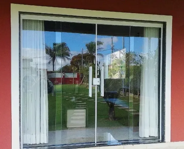 BOX PARA BANHEIRO E PORTA DE VIDRO - (PREÇO POR METRO)