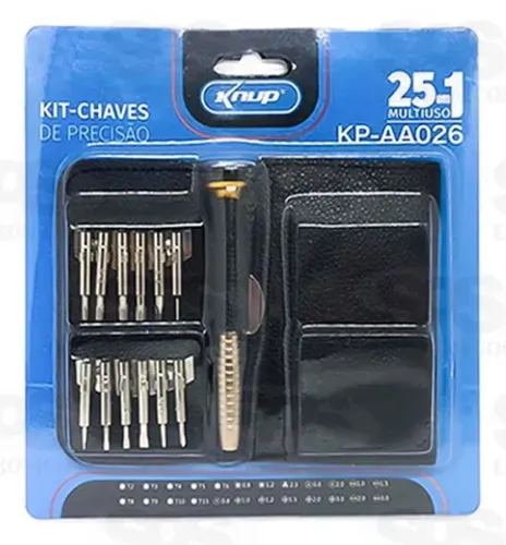 Jogo de ferramentas precisão 25 em 1