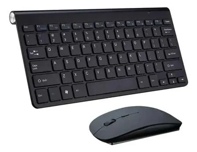 Kit Teclado e Mouse Sem Fio wireless