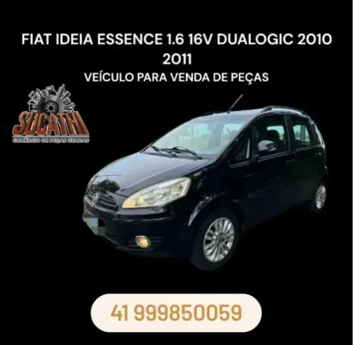 Sucata Idea Essence 1.6 16V Dualogic 2010 Veiculo Para Venda de Peças