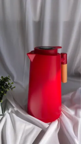 Garrafa Térmica de Café com LED Vermelha