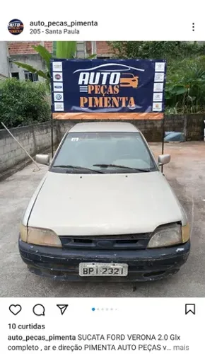 Sucata Verona 2.0 glx completo 1994