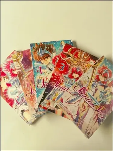 Kit 5 Mangás - Os Cavaleiros do Zodíaco: Saintia Shô - Volumes 2 / 3 / 4 / 5 & 6 (Novos - 
