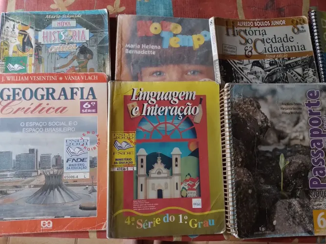 Livros Didáticos - 4ª, 5°, 8° Séries... - Diversos Assuntos