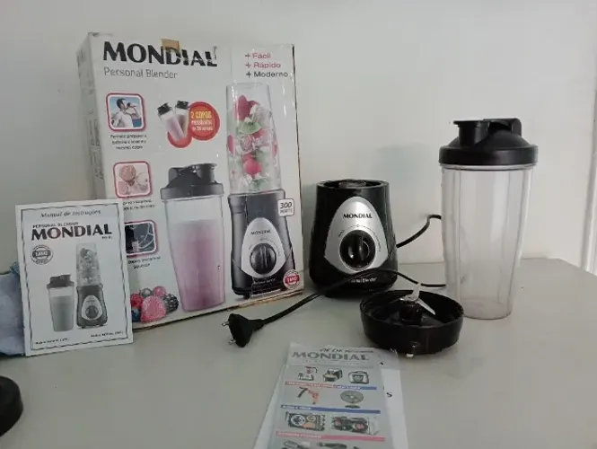 Liquidificador Portátil Mondial Personal Blender R$ 190,00 usado