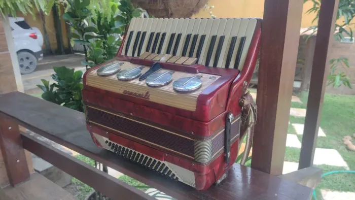 ACORDEON SANFONA SCANDALLI 80 BX ITÁLIA SÉRIE ESPECIAL.... LINDA D ++++