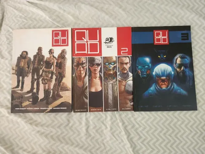QUAD - 3 Volumes - HQ Independente Brasileira