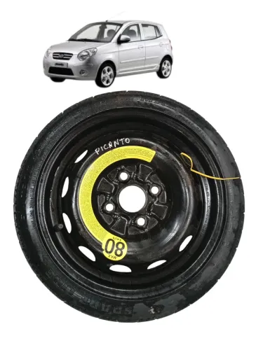 Roda Estepe Pneu 105/70d14 Kia Picanto 2009