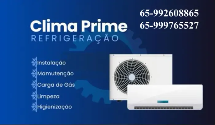 Ar condicionado Split - Clima Prime - Instalação, Manutenção e muito mais!