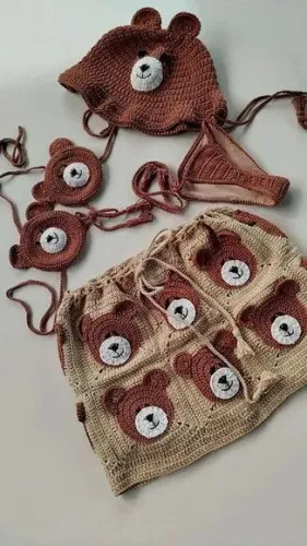 Conjunto de Biquíni Crochê