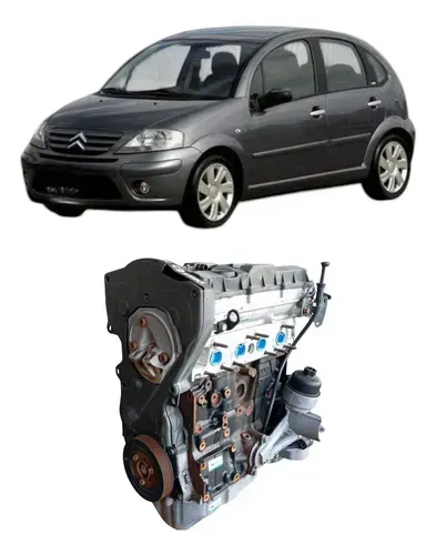 Motor Parcial C3 C4 Xsara Picasso 206 207 1.6 16v 2003 2012 (BASE DE TORCA)