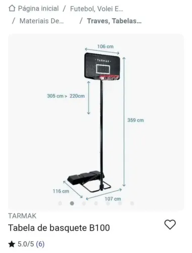 Tabela basquete 