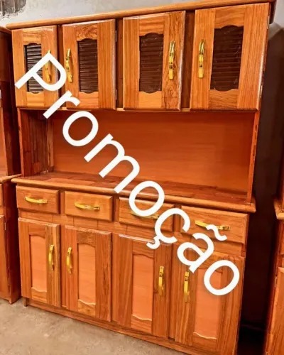 Armário de Cozinha em Madeira Amadeirado - novo