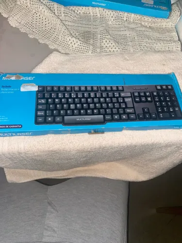 Teclado Slim Preto Usb Básico Multilaser Tc213 Português 