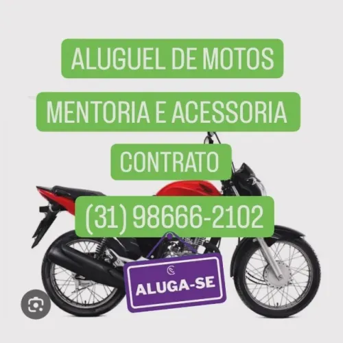 Aluguel de motos para rodar em aplicativos