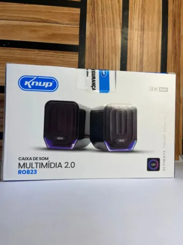 Caixa de Som 12W RMS Multimídia para PC 