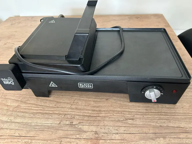 Grill Elétrico Black+Decker Trio BBQ