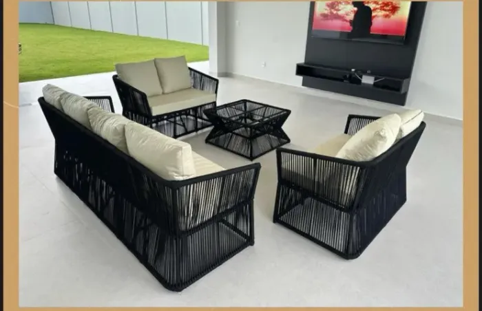 Conjunto de Sofá New York em Oferta Especial! Sofisticação e Conforto para sua Sala .