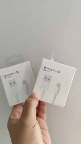 Cabo USB lightning novo