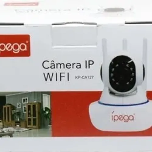 Câmera De Segurança Ip Wifi Ipega KP-CA127 Com Alta Resolução, Visão Noturna e Sensor de M