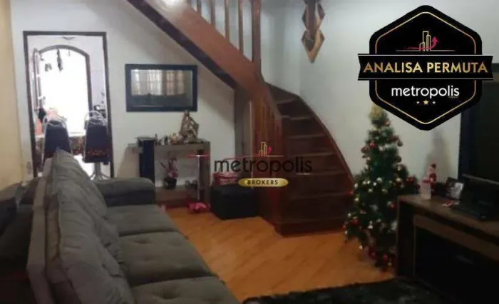 Sobrado à venda, 117 m² por R$ 650.000,00 - Santa Paula - São Caetano do Sul/SP