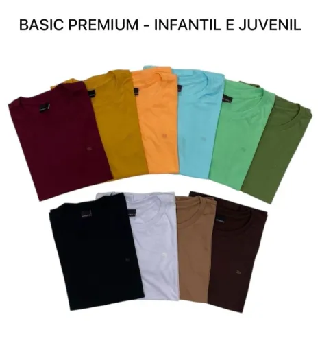 Camisas Infantis e Juvenis 