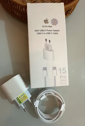 Carregador lacrado 35W pera iphone 15 e superiores 