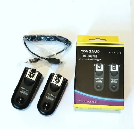 Vendo Radio Flash Yongnuo 603N II para Nikon - Novo na caixa