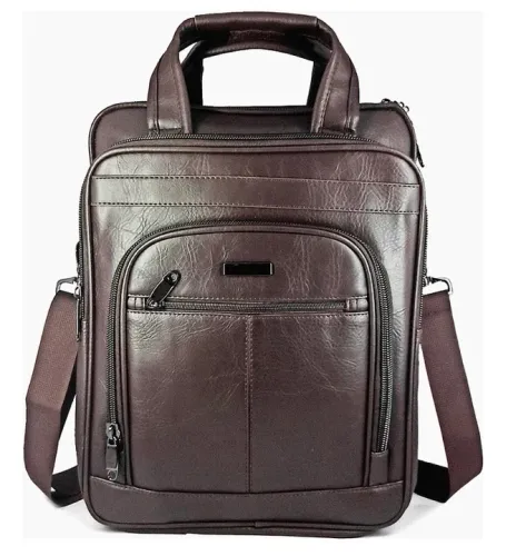 Mochila de Couro Marrom