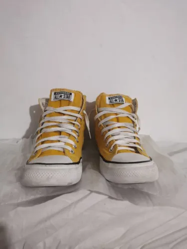 tênis converse all star chuck taylor cano alto unissex - amarelo