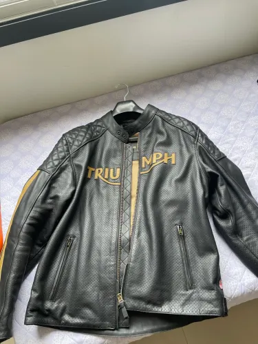 Jaqueta Triumph Couro Original