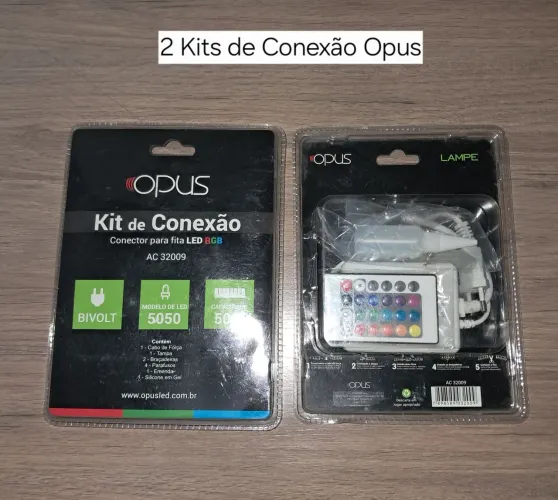 Oportunidade 2 Kits de Conexão Opus para Fita de LED RGB