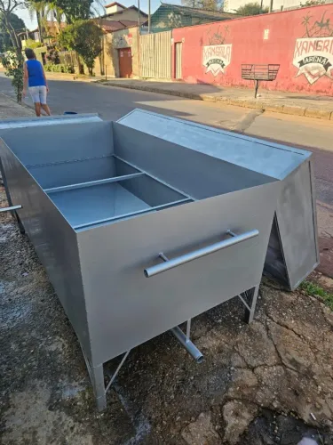 Tanque Peneira - Filtragem de Óleo Vegetal - 4 Estágios