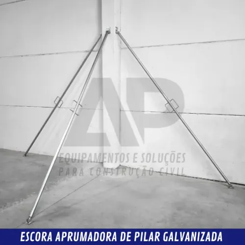 Escora Metálica para Coluna- Escora Aprumadora Pilar