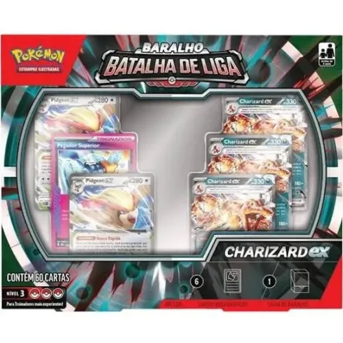 Deck de Batalha de Liga Charizard EX - Pokémon TCG