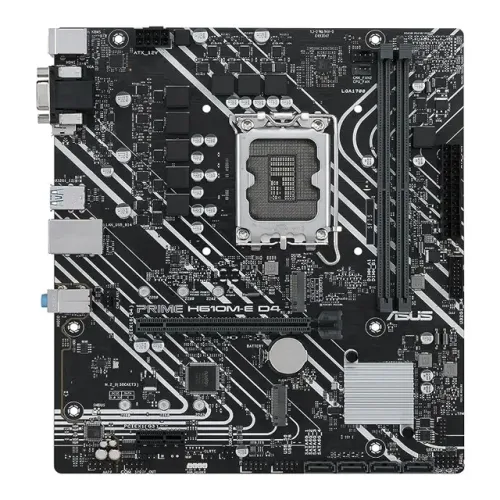 Placa Mãe LGA1700 H610M-E DDR4 c/ M.2 12ª Geração Asus Prime 1 Ano de Garantia - WZetta