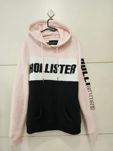 Moletom Hollister Rosa e Preto