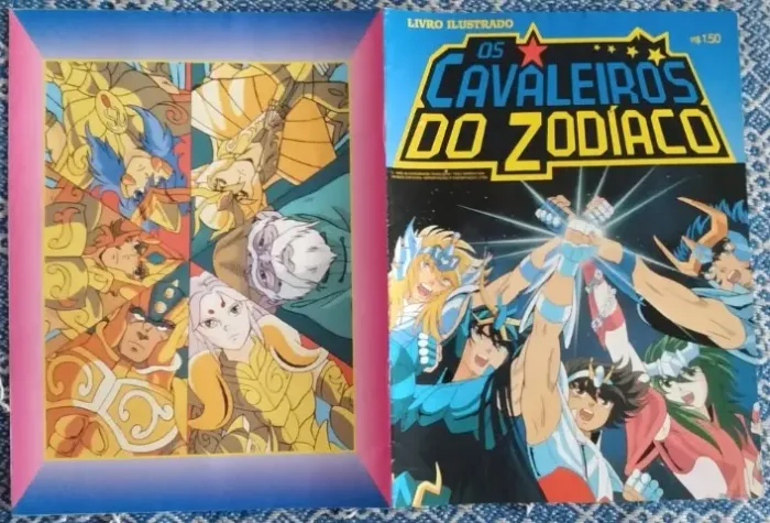 Álbum De Figurinhas Vazio Cavaleiros Do Zodíaco 1995
