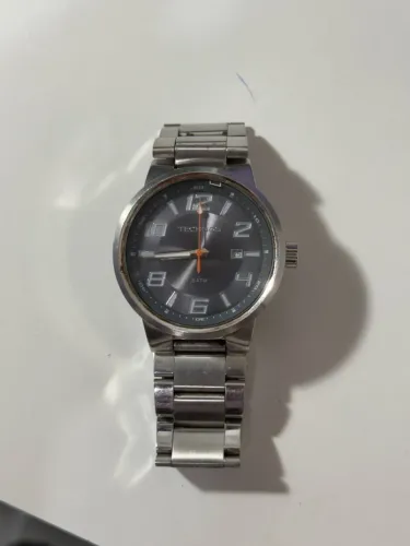 Relógio technos racer prata - Não perca tempo!