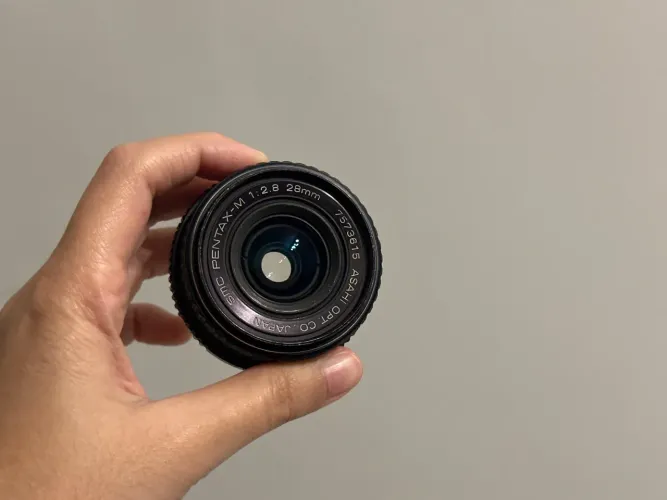 Lente Vintage Pentax-M 28mm f/2.8