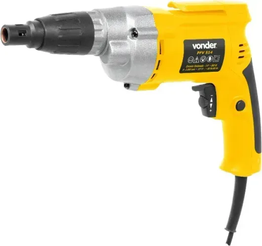 Parafusadeira elétrica, encaixe 1/4", 127 V~, 500 W, PFV 514, VONDER