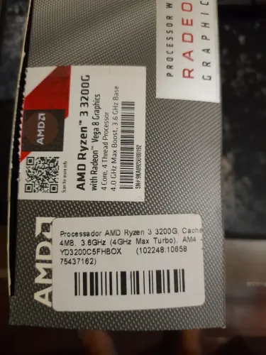 Processador Ryzen 3 3200G 