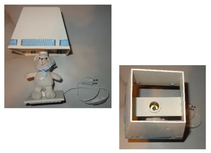 Kit bebê Higiene madeira MDF 6 peças