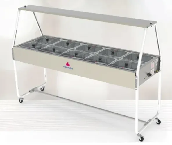 3836 - BUFFET TERM 10 CB T VIDRO 127V / MARCA: PROGÁS